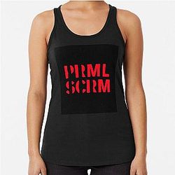 PRML SCRM Tribute to Primal Scream Racerback Tank Top