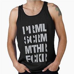Primal Scream XTRMNTR Mother Fucker - Silver Tank Top