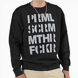 Primal Scream XTRMNTR Motherfucker Silver Pullover Sweatshirt