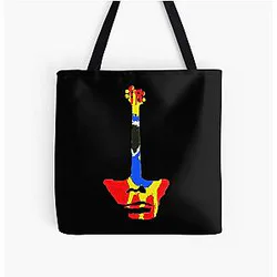 Primal Scream Mani On Bass All Over Print Tote Bag