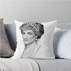 Princess Diana Beautiful Throw Pillow