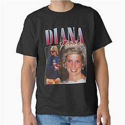 Princess Diana 90s Retro Vintage Classic T-Shirt