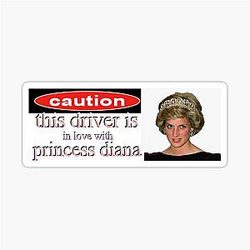 Princess Diana Bumper Sticker