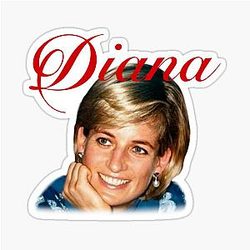 Princess Diana Sticker