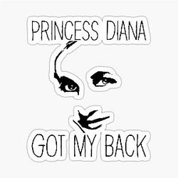 Classic Princess Diana Royal Sticker