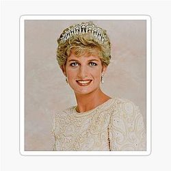 Princess Diana Portrait Sticker