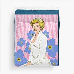 Princess Diana 90s Fashion Duvet Cover