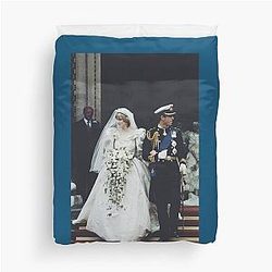 Princess Diana and Prince Charles Wedding Duvet Cover