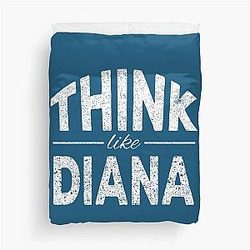 Think Like Princess Diana Duvet Cover