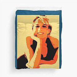 Princess Diana Pop Art Duvet Cover