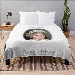 God Bless Princess Diana  Rememberance Blanket
