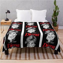 Princess Diana Vintage Throw Blanket