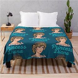 Princess Diana Throw Blanket