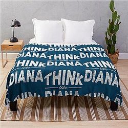 Think Like Princess Diana Throw Blanket