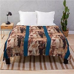 Princess Diana and Prince Charles Wedding Throw Blanket