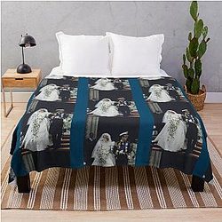 Princess Diana and Prince Charles Wedding Throw Blanket