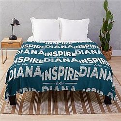 Inspire like Princess Diana Throw Blanket