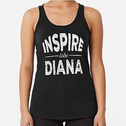 Inspired Princess Diana Racerback Tank Top
