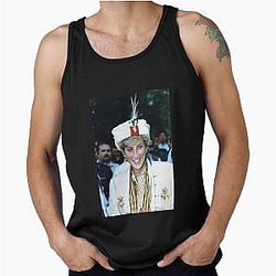 HRH Princess Diana Pakistan 1991 Tank Top