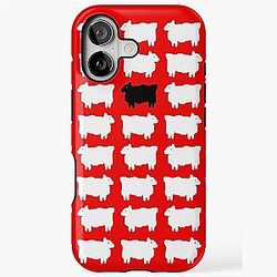 Princess Diana Holiday Sheep Sweater Memorabilia Gift iPhone Tough Case