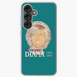 Princess Diana Portrait Painting Tribute Samsung Galaxy Soft Case