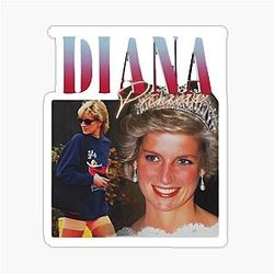 Princess Diana 90s Classic Sticker