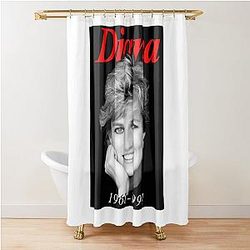 Princess Diana Vintage Premium Shower Curtain