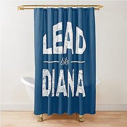Lead Like Princess Diana Shower Curtain