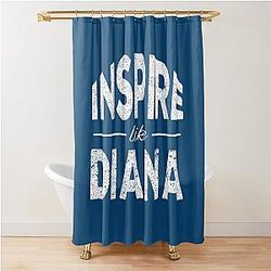 Inspired like Princess Diana Shower Curtain