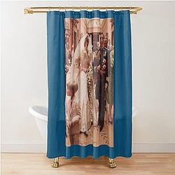 Princess Diana and Prince Charles Wedding Shower Curtain