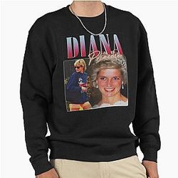 PRINCESS DIANA 90s Retro Vintage Pullover Sweatshirt