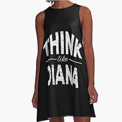 Think Like Princess Diana A Line Dress