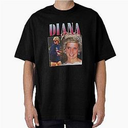 PRINCESS DIANA 90s Retro Vintage Oversized T-Shirt