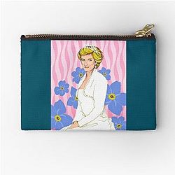 Princess Diana Vintage 90s Princess Di Fashion Zipper Pouch