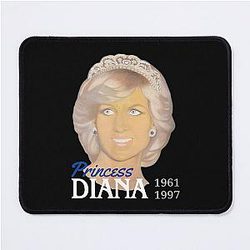 Princess Diana Portrait Painting Tribute Mouse Pad