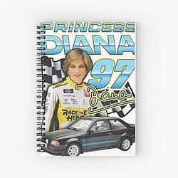 Princess Diana Spiral Notebook