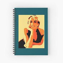 Princess Diana Pop Art Spiral Notebook
