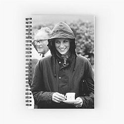 HRH Princess Diana in Scotland 1985 Spiral Notebook
