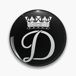 Royal Monogram of Princess Diana of Wales Pin