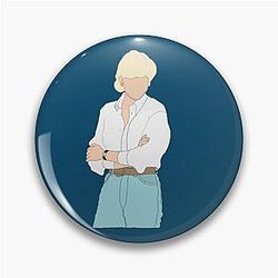 Princess Diana Fan Art Pin