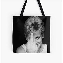 Princess Diana Middle Finger Tote Bag