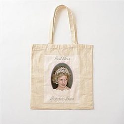 God Bless Princess Diana Remembrance Cotton Tote Bag