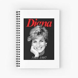 Princess Diana Vintage Spiral Notebook
