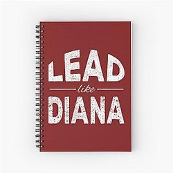 Lead Like Princess Diana Spiral Notebook