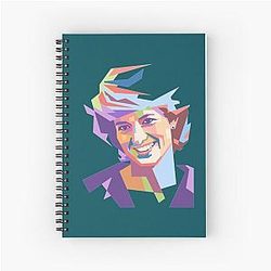 Princess Diana Spiral Notebook