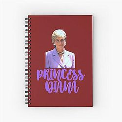 Princess Diana Spiral Notebook