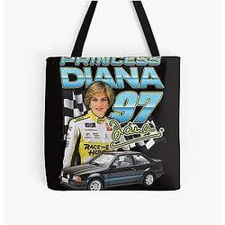 Princess Diana All Print Tote Bag