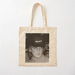 Princess Diana Sony Hat Cotton Tote Bag