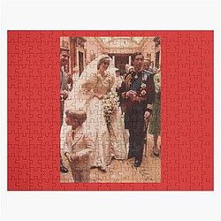 Princess Diana and Prince Charles Wedding Jigsaw Puzzle