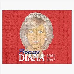 Princess Diana Portrait Painting Tribute Jigsaw Puzzle